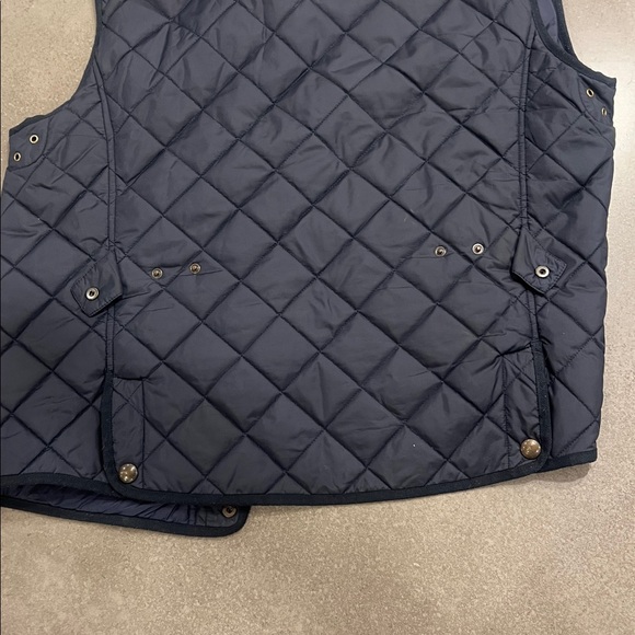 Polo Ralph Lauren Quilted Vest in Dark Blue and Brown. Sz L - Picture 8 of 10